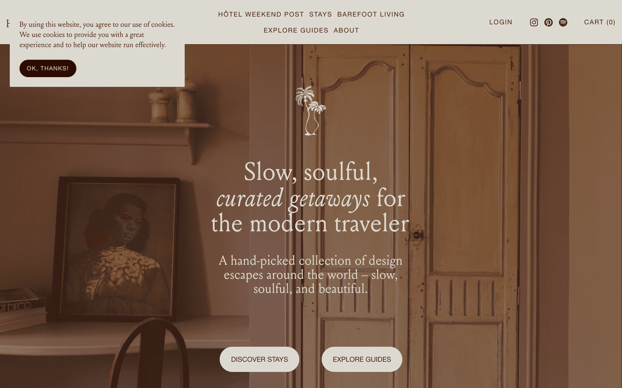Hotel Weekend - built by Arqam Tahir using Nuxt.js, Vue 3, SSR